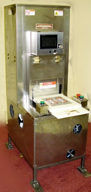 Vacuum blister sealer for vacuum sealing of thermoform trays - modified atmosphere